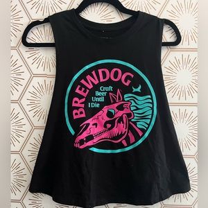 Skeleton horse cropped cutout muscle tank